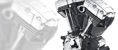 Harley-Davidson twin engine