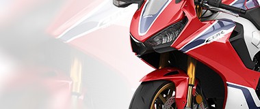 Closeup of the Honda CBR1000RR Fireblade